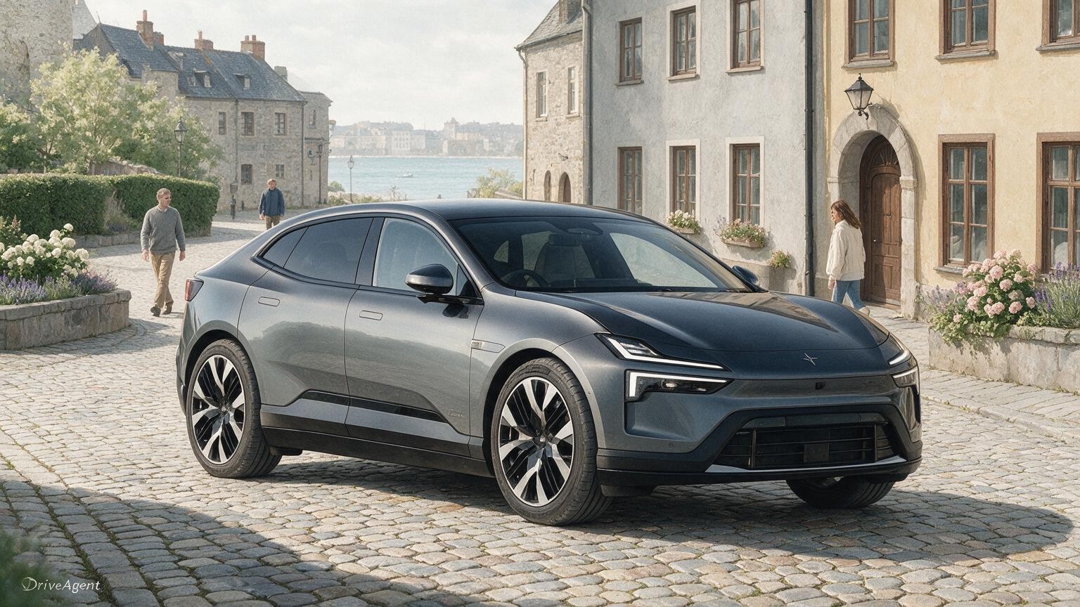 DriveAgent illustration of the Polestar 4