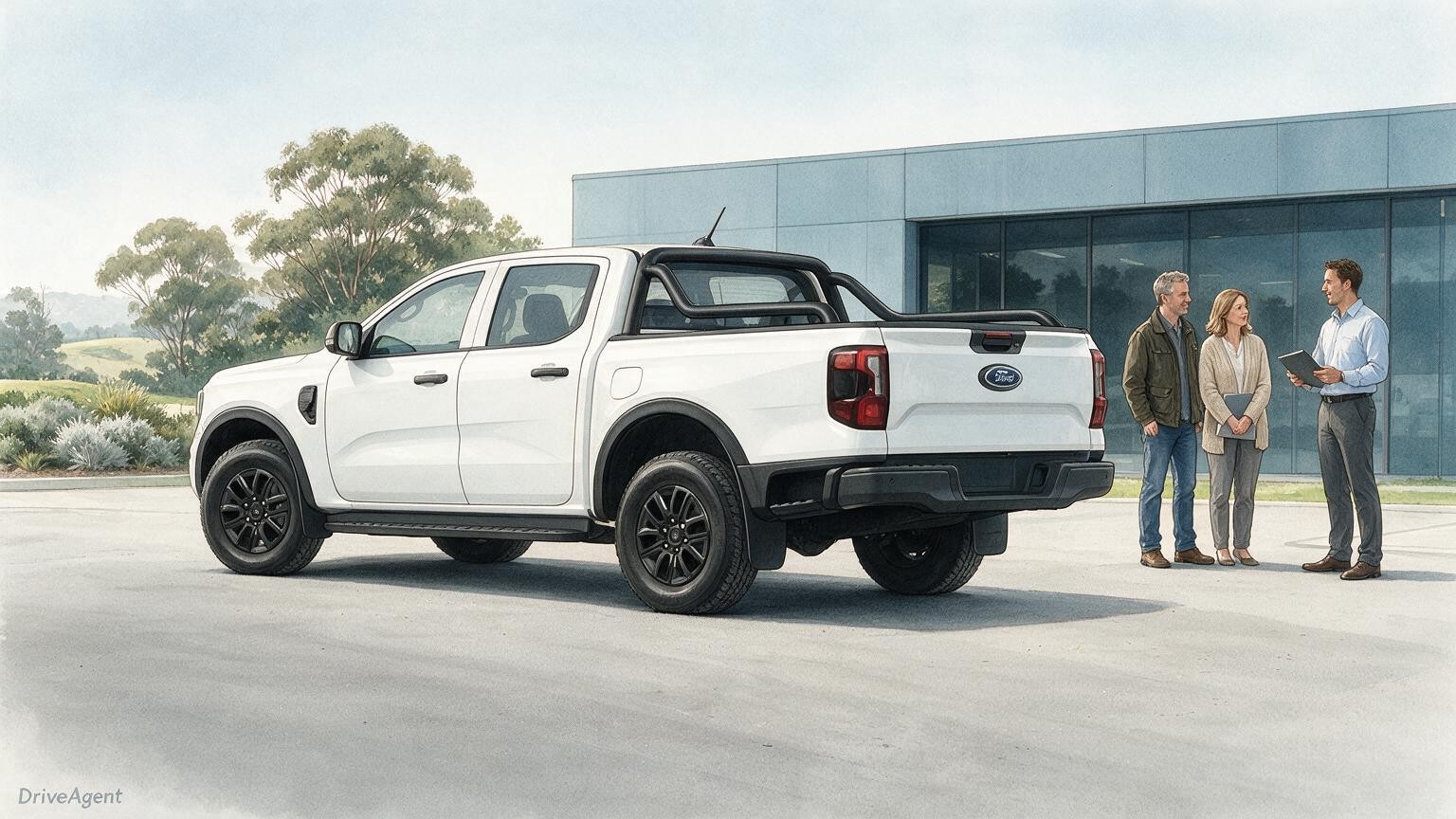 DriveAgent illustration of the Ford Ranger Black Edition