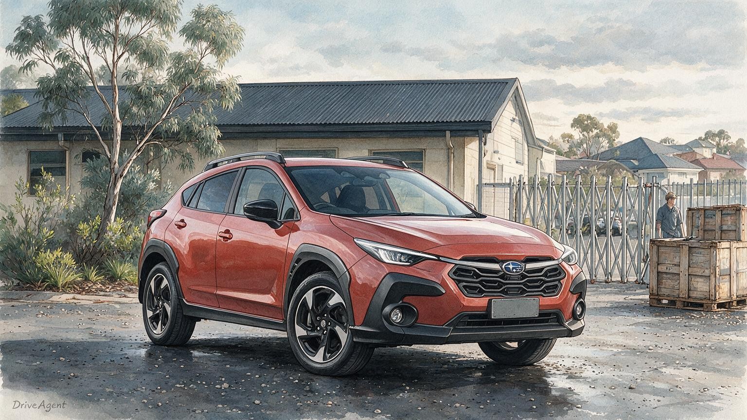 DriveAgent illustration of the Subaru Crosstrek Hybrid