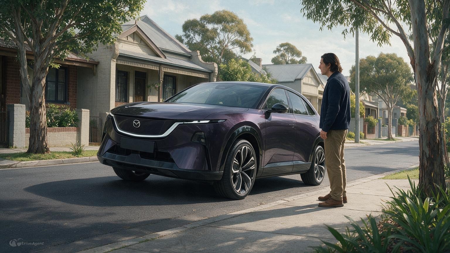 DriveAgent illustration of the Mazda CX-6e