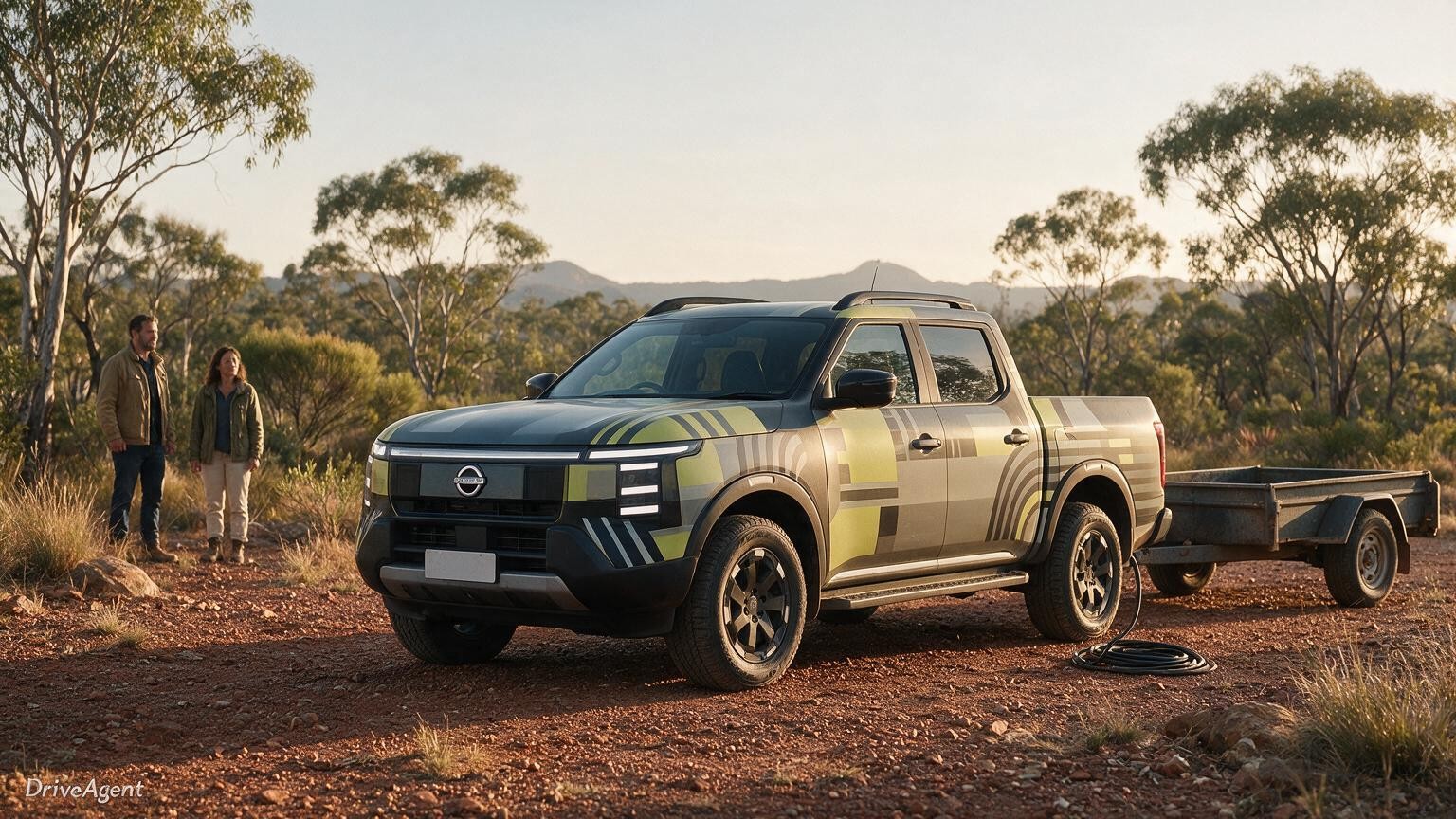 DriveAgent illustration of the Nissan Navara Pro PHEV