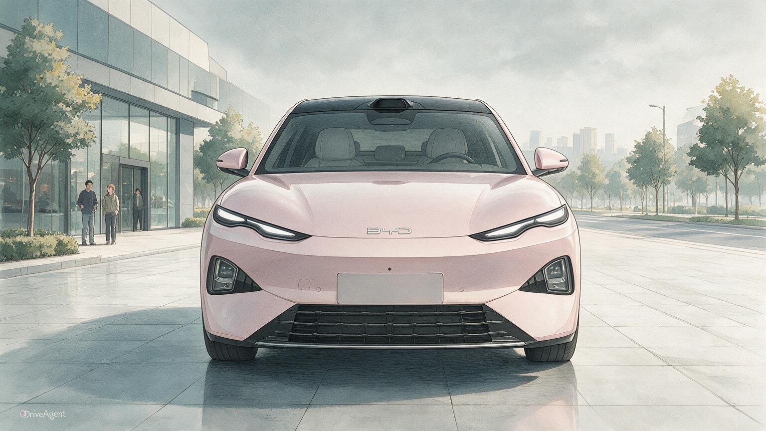 DriveAgent illustration of the BYD Seal 07