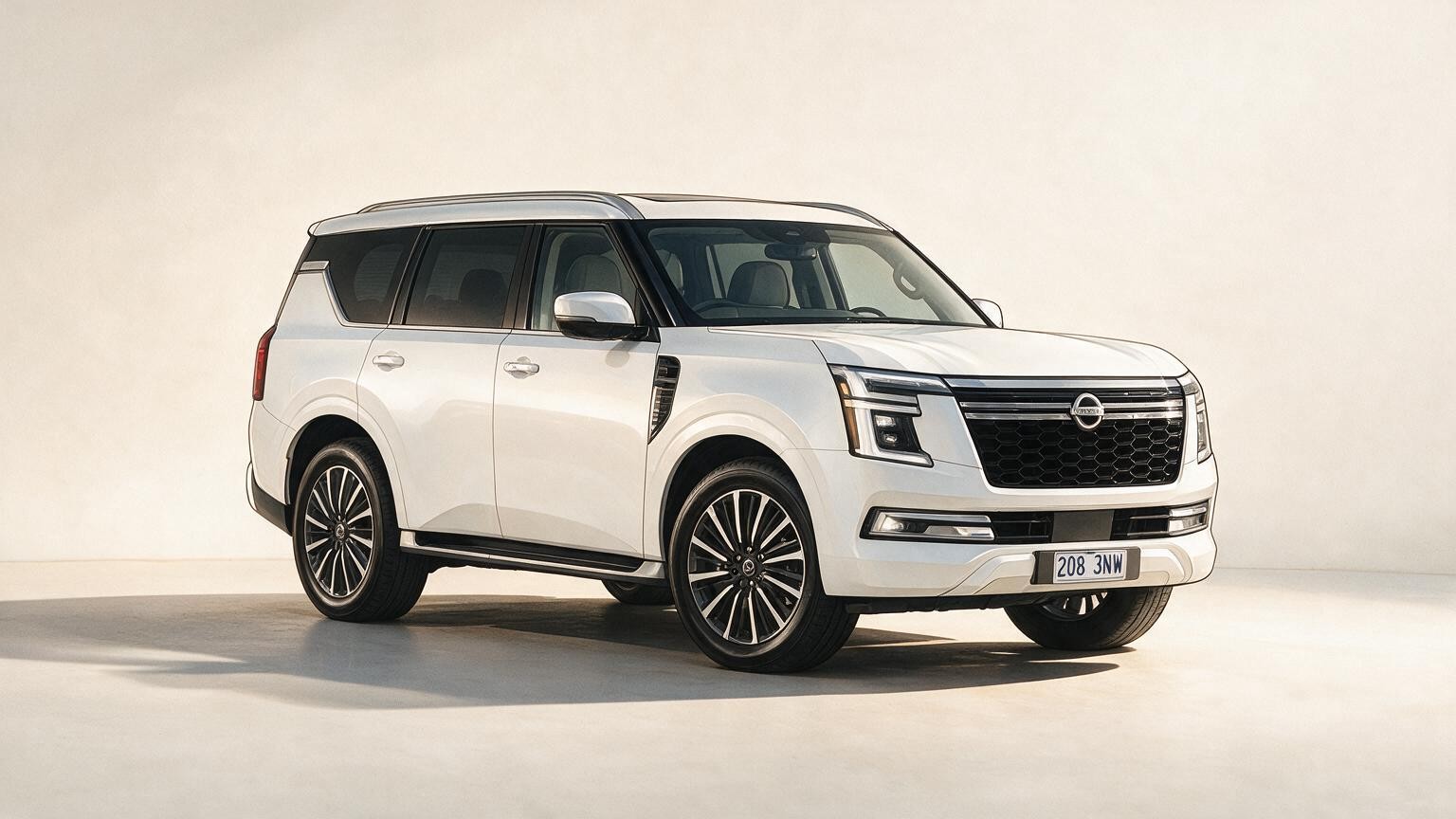 AI editorial illustration of a All-new Nissan Patrol Y63