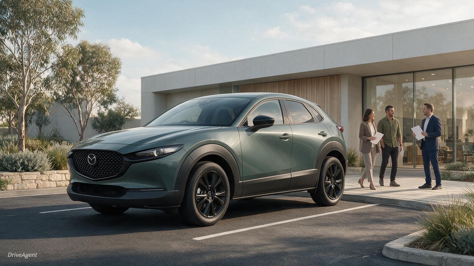 DriveAgent illustration of the Mazda CX-30