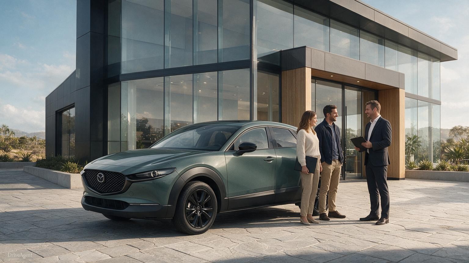 DriveAgent illustration of the Mazda CX-30