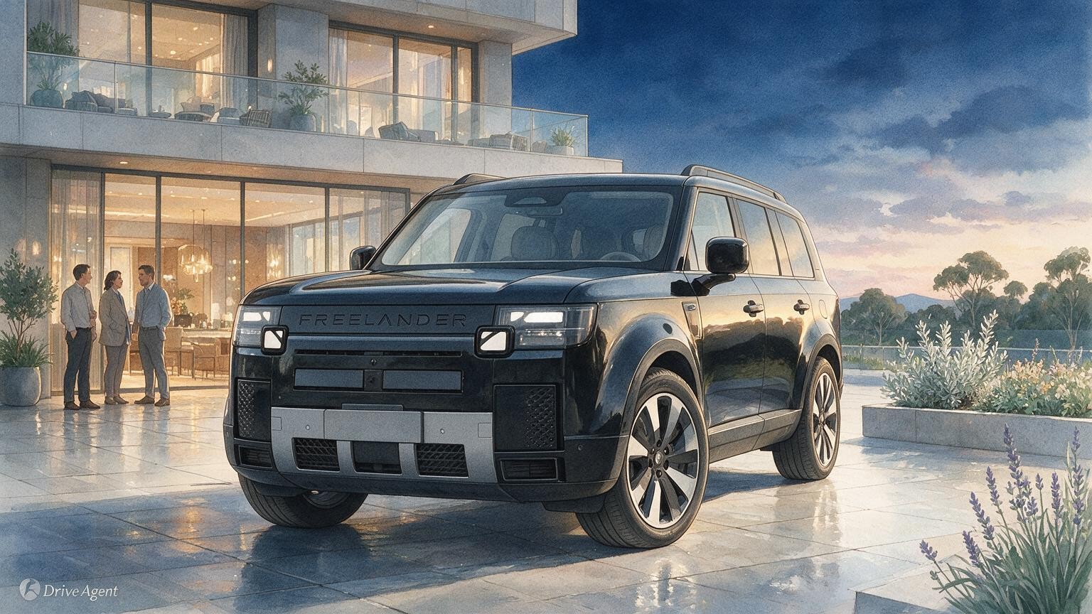 DriveAgent illustration of the Freelander 8