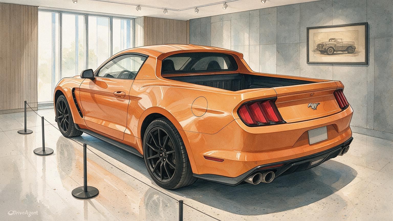 DriveAgent illustration of the Ford Mustang