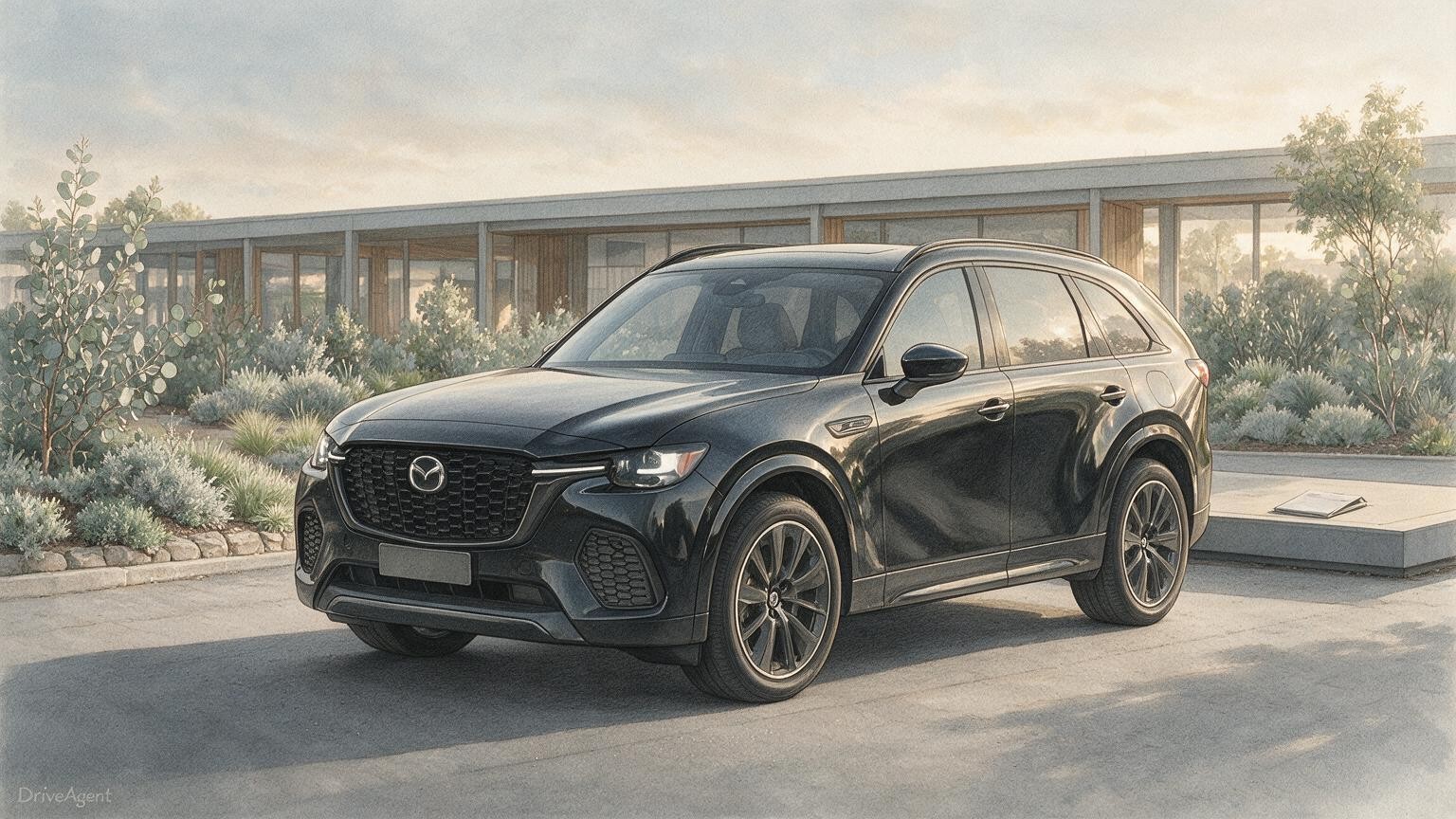 DriveAgent illustration of the Mazda CX-70