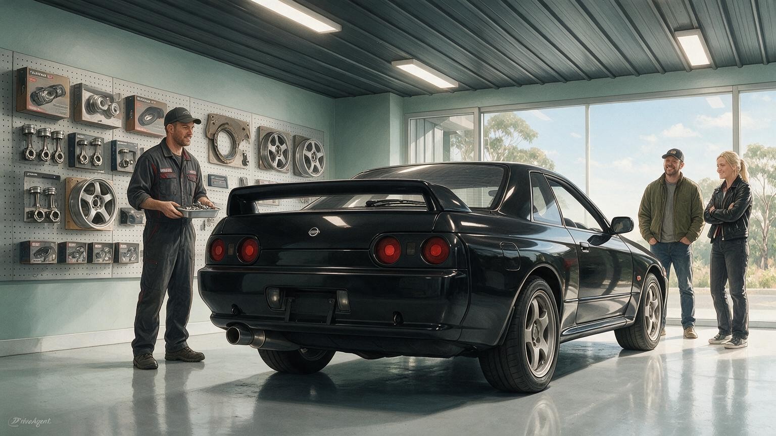 DriveAgent illustration of the Nissan Skyline GT-R
