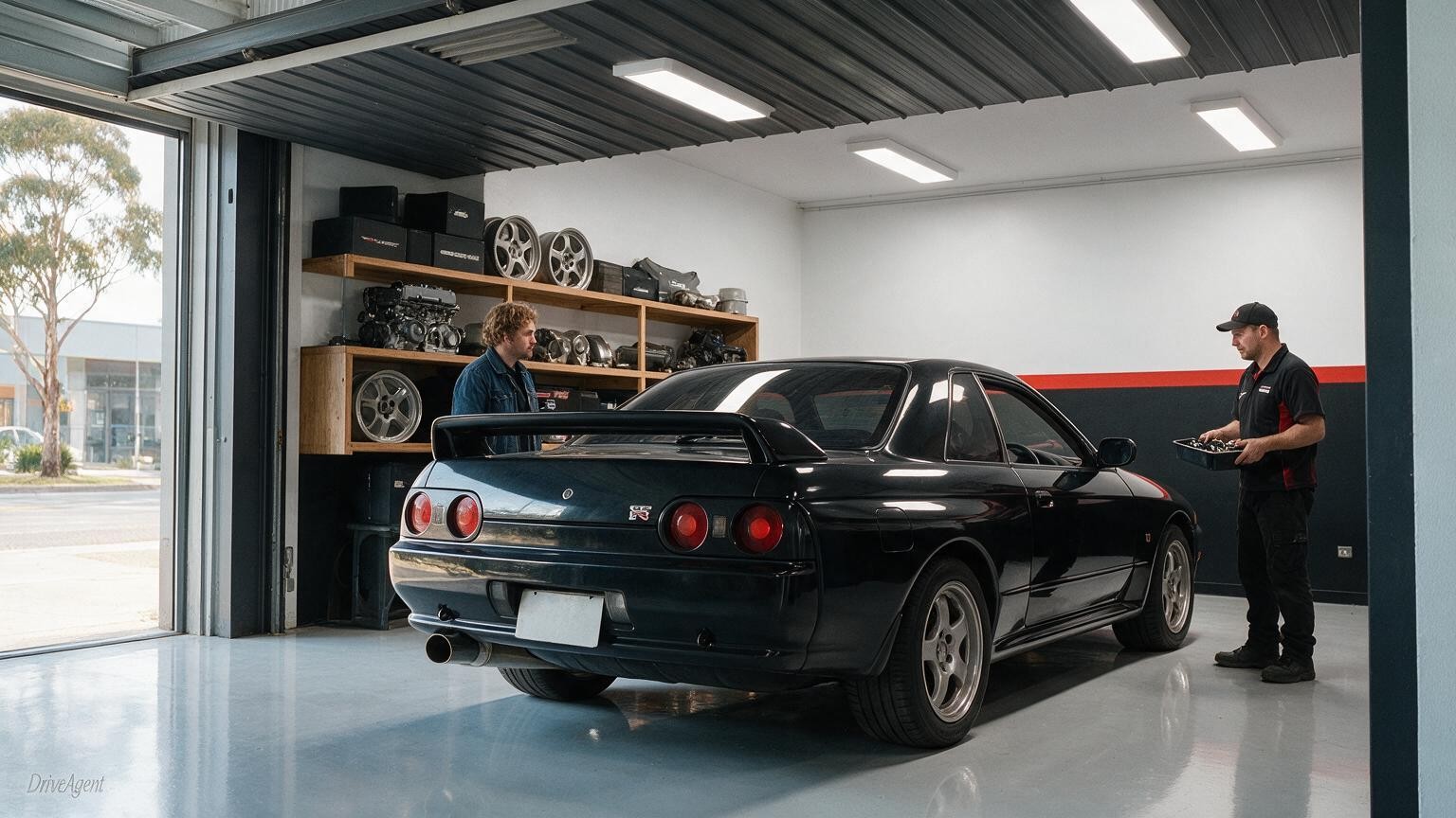 DriveAgent illustration of the Nissan Skyline GT-R