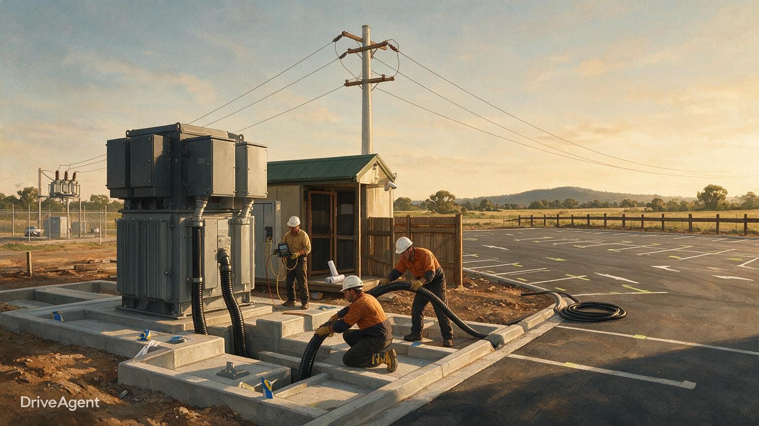Concept illustration for: Fuel economics push Australian fleets towards electrification as diesel costs bite