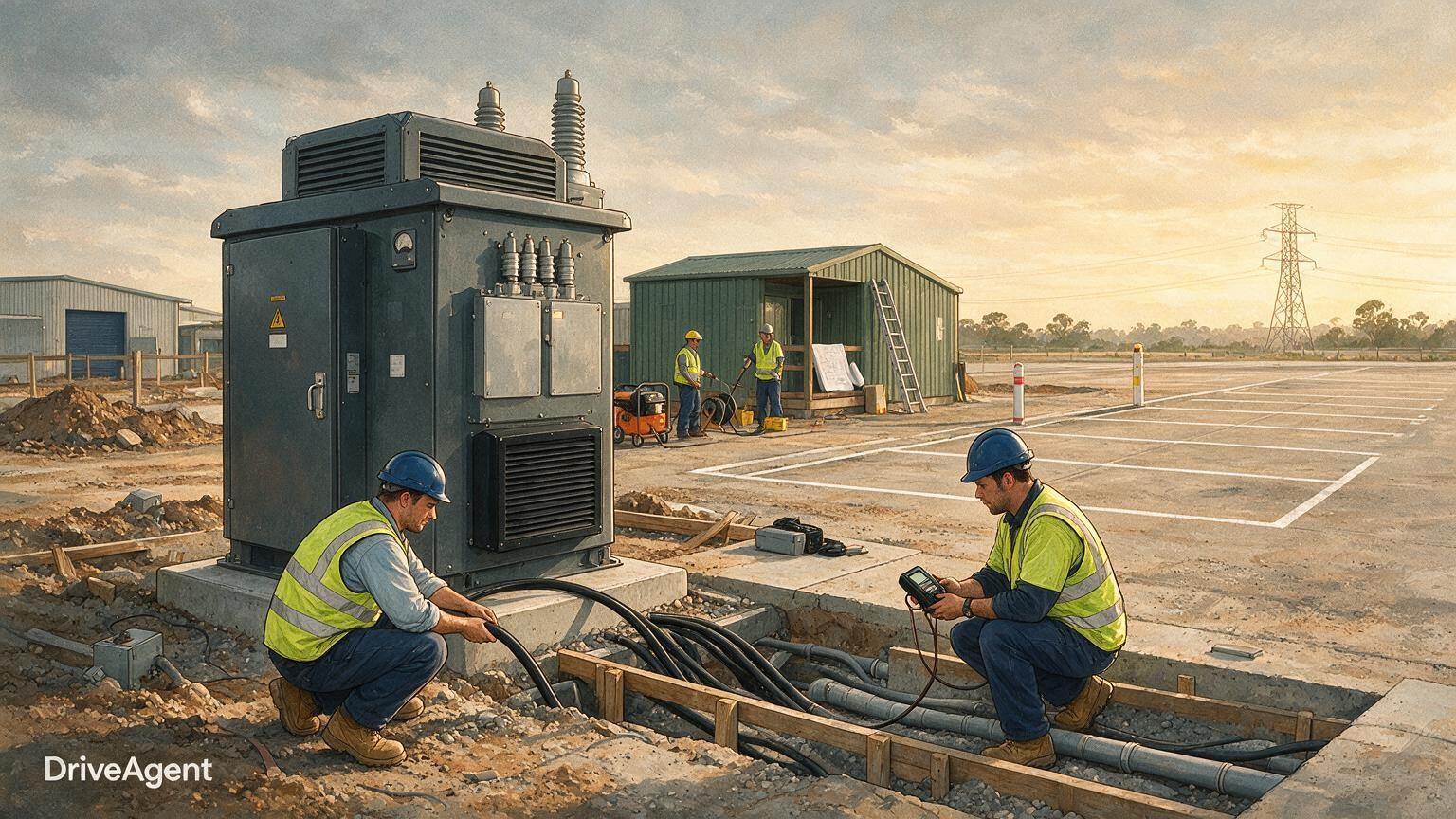 Concept illustration for: Fuel economics push Australian fleets towards electrification as diesel costs bite