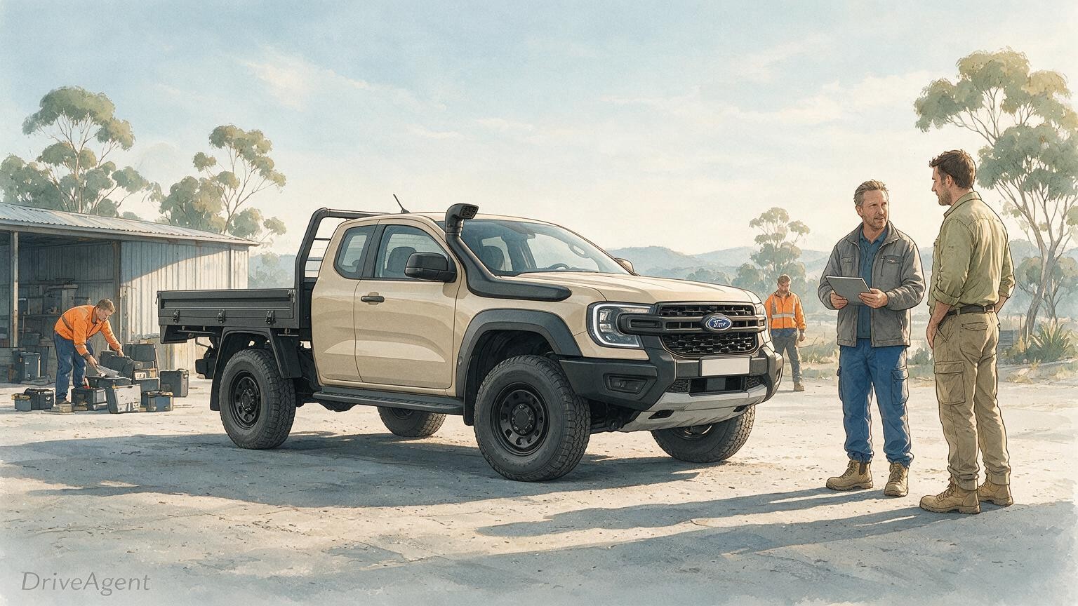 DriveAgent illustration of the Ford Ranger Super Duty
