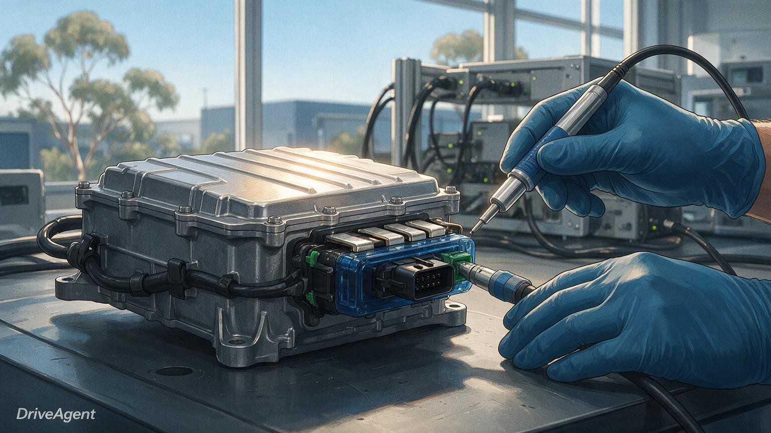Concept illustration for: BorgWarner extends inverter supply into next generation of an unnamed automaker's EVs