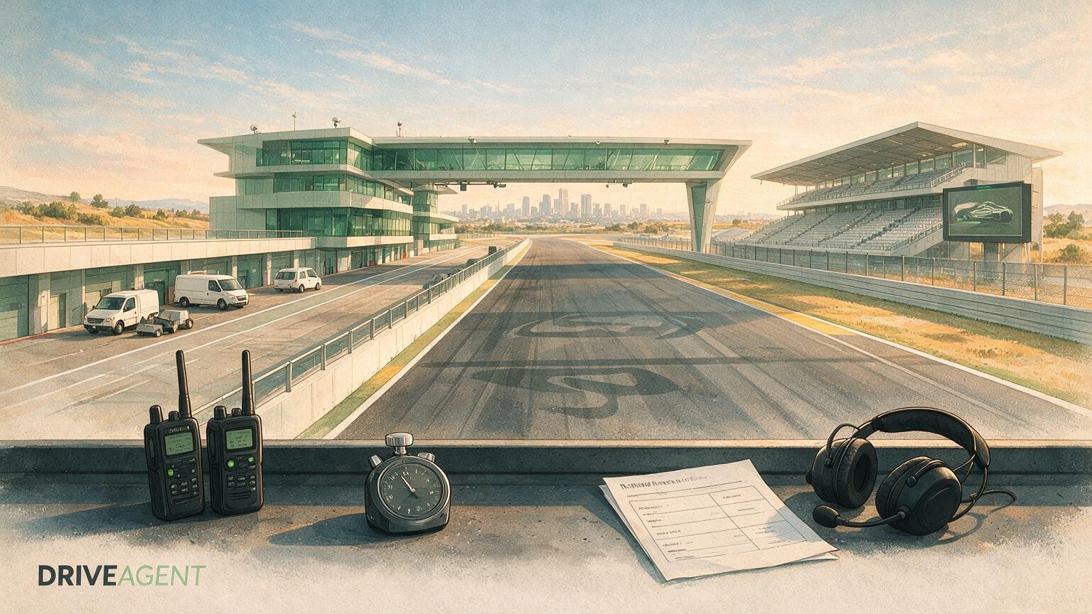 Concept illustration for: Antonelli wins inaugural Spanish Grand Prix at Madring as Norris loses out in Virtual Safety Car timing