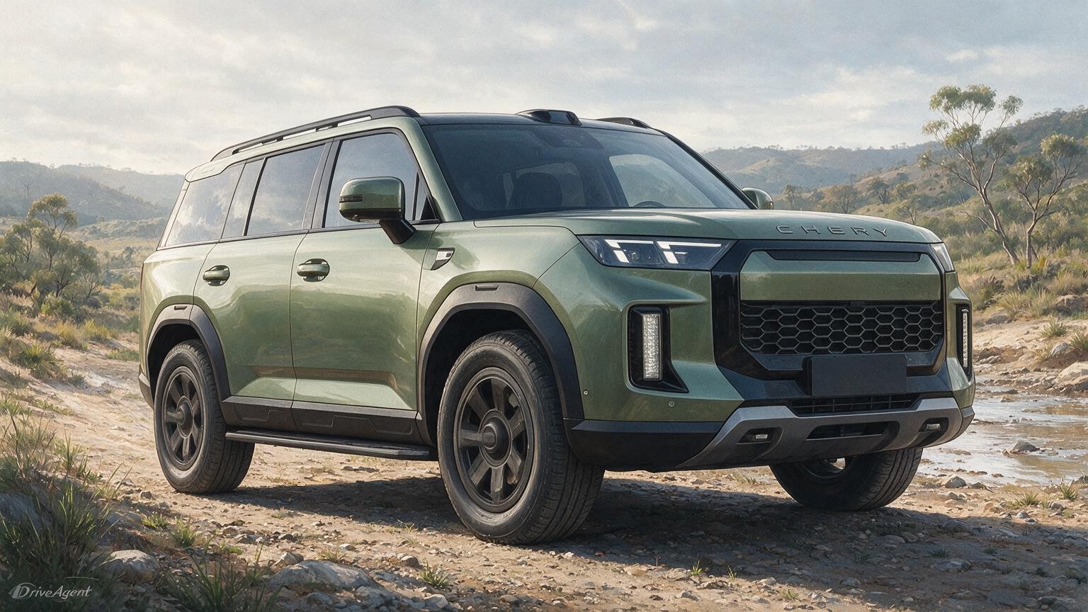 DriveAgent illustration of the Chery Tiggo X7