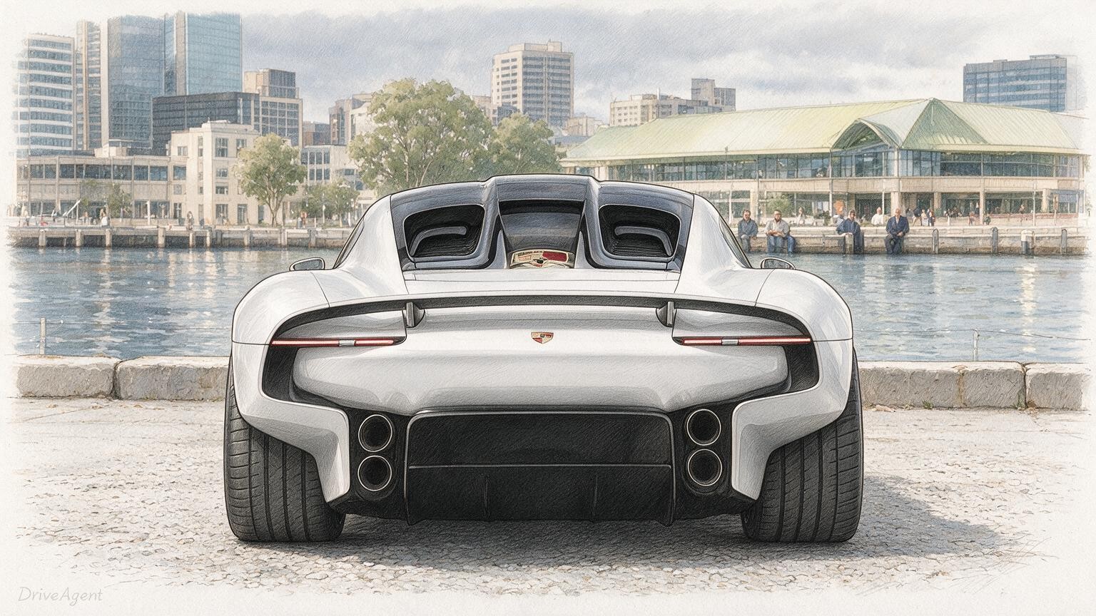 DriveAgent illustration of the Porsche Mission S