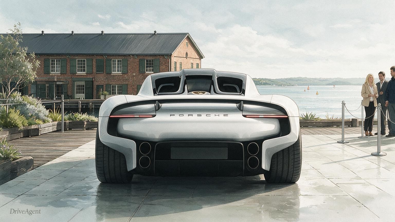 DriveAgent illustration of the Porsche Mission S