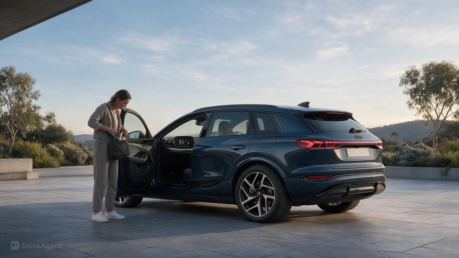 DriveAgent illustration of the Audi Q6 e-tron