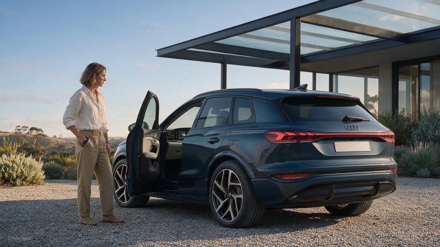 DriveAgent illustration of the Audi Q6 e-tron