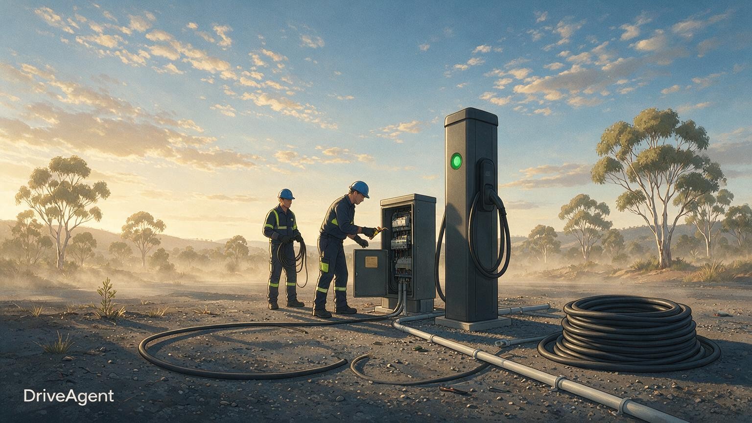 Concept illustration for: EV Council says Australia needs a tenfold jump in electric car sales to hit 2035 target