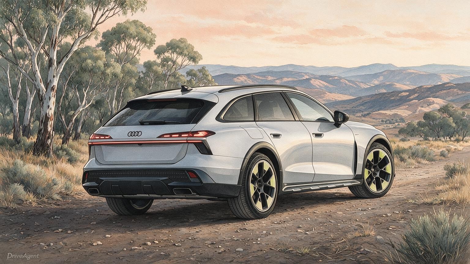 DriveAgent illustration of the Audi A6 allroad