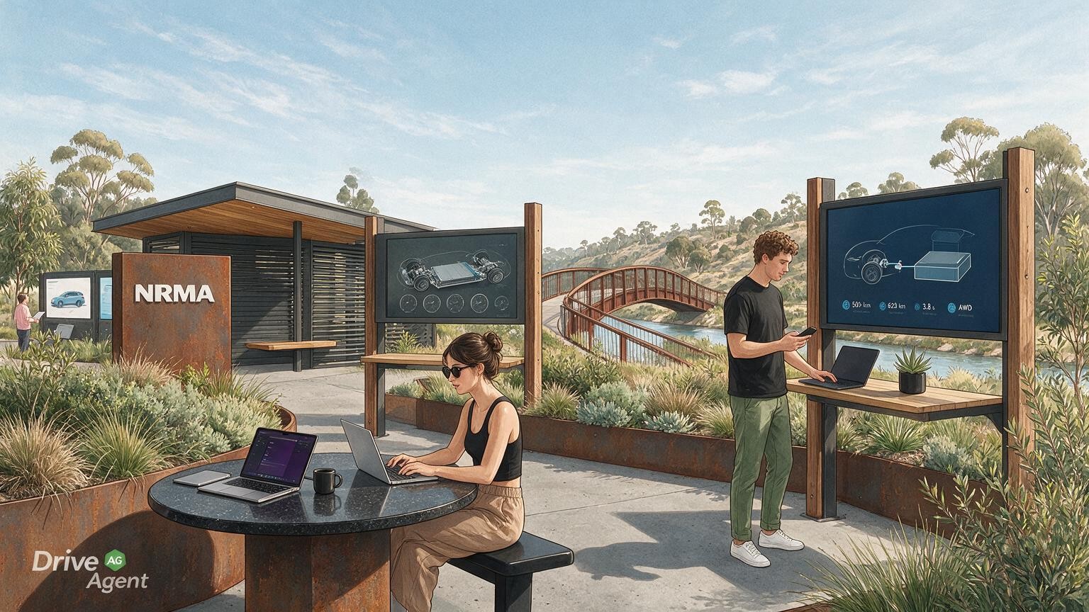 Concept illustration for: NRMA survey finds strong EV intent among millennials