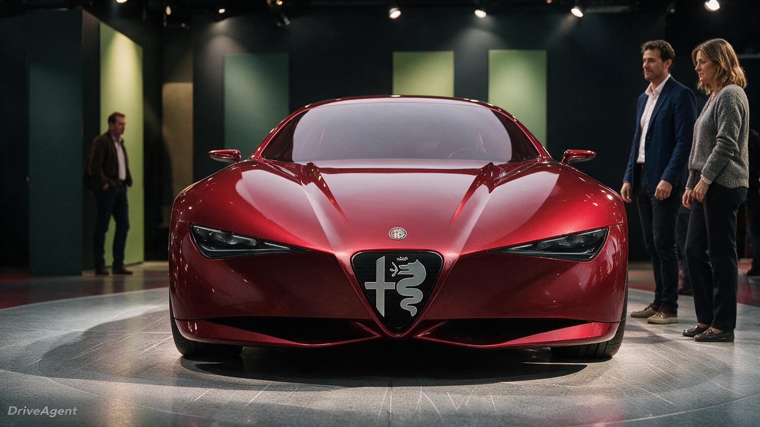 DriveAgent illustration of the Alfa Romeo Cuorerosso
