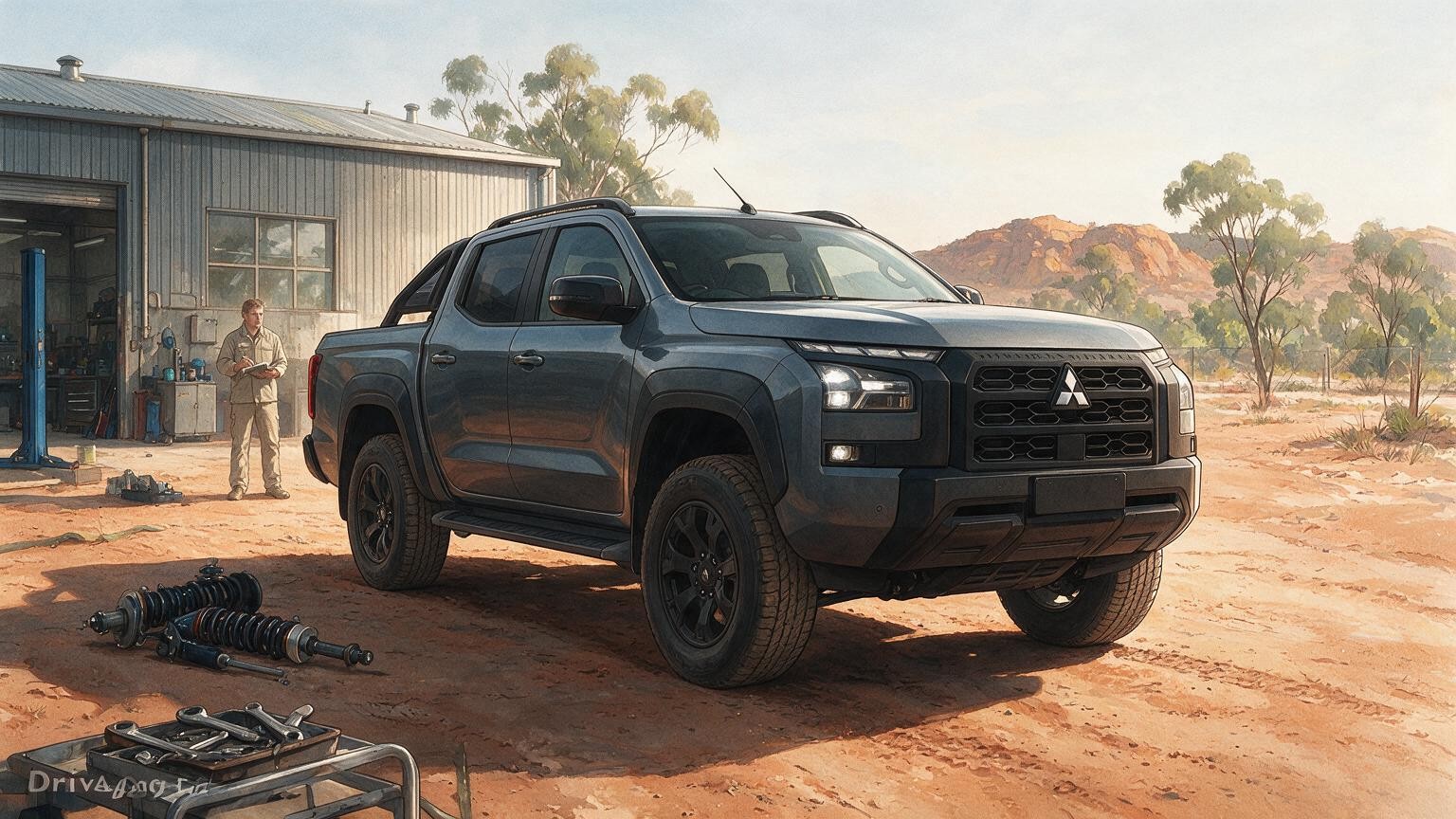 DriveAgent illustration of the Mitsubishi Triton Raider
