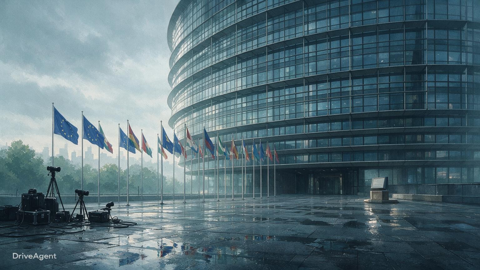 Concept illustration for: France and Germany agree joint push to weaken EU 2035 combustion engine phase-out