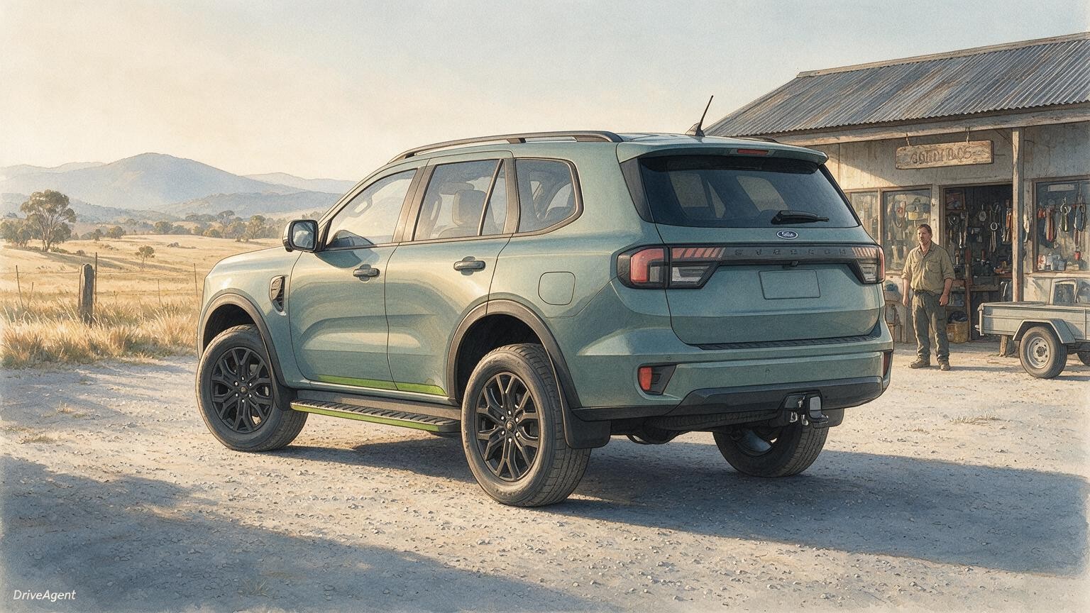 DriveAgent illustration of the Ford Everest Wolftrak