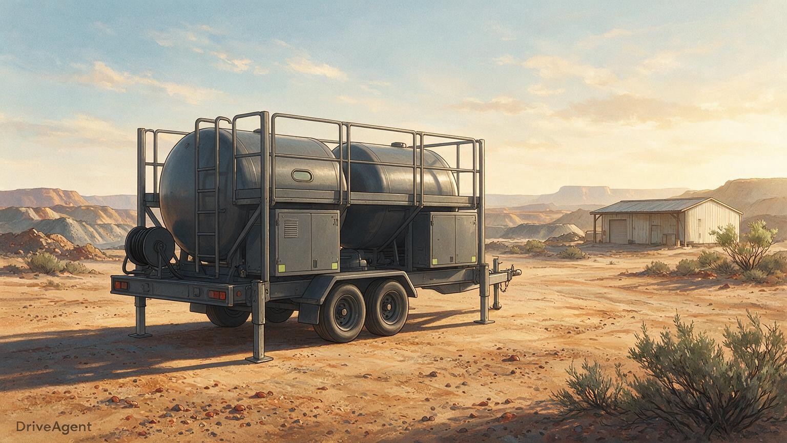 Concept illustration for: Toyota targets fleets first for 2028 hydrogen HiLux as mobile refuellers step in