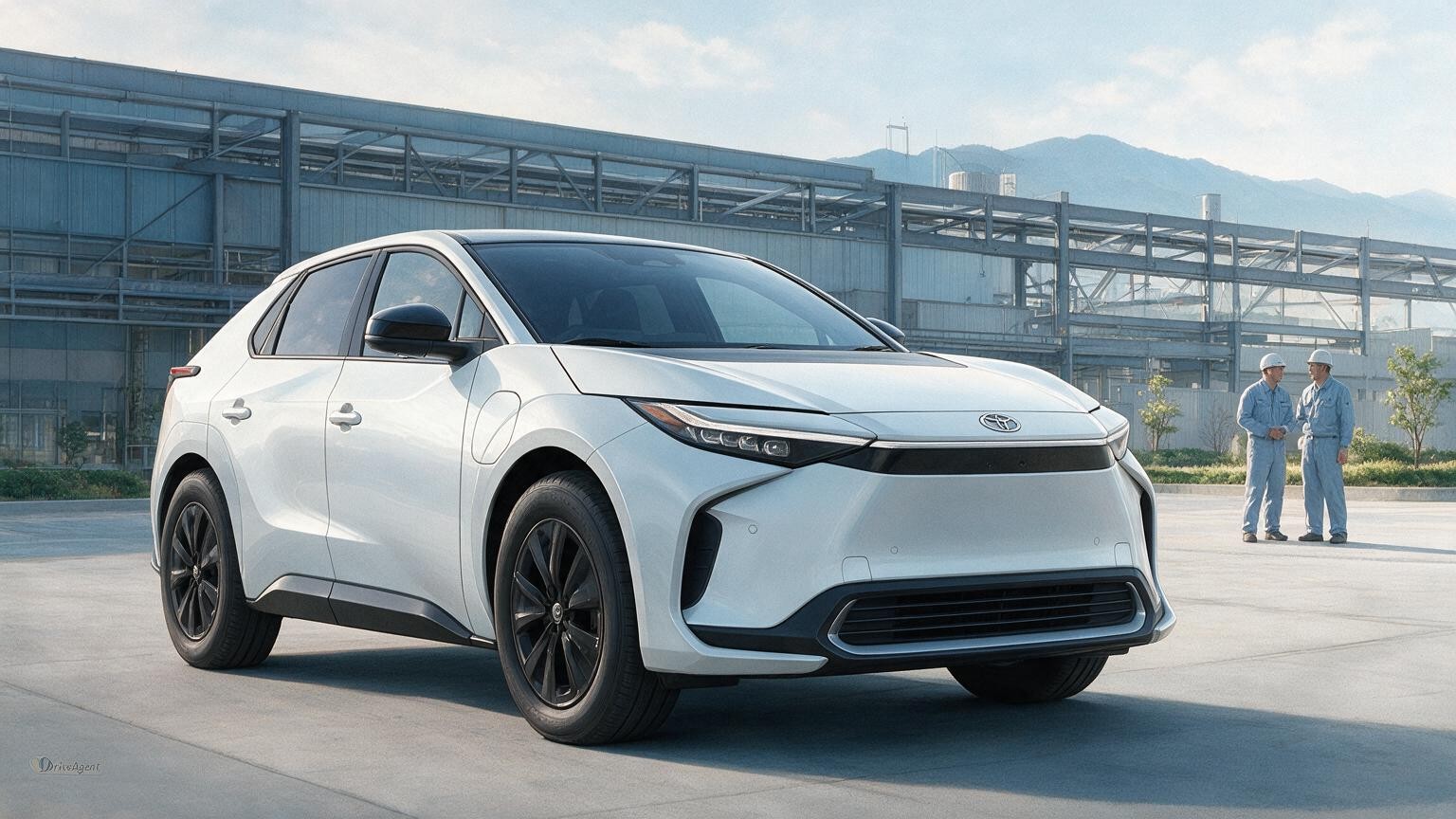 DriveAgent illustration of the Toyota bZ4X