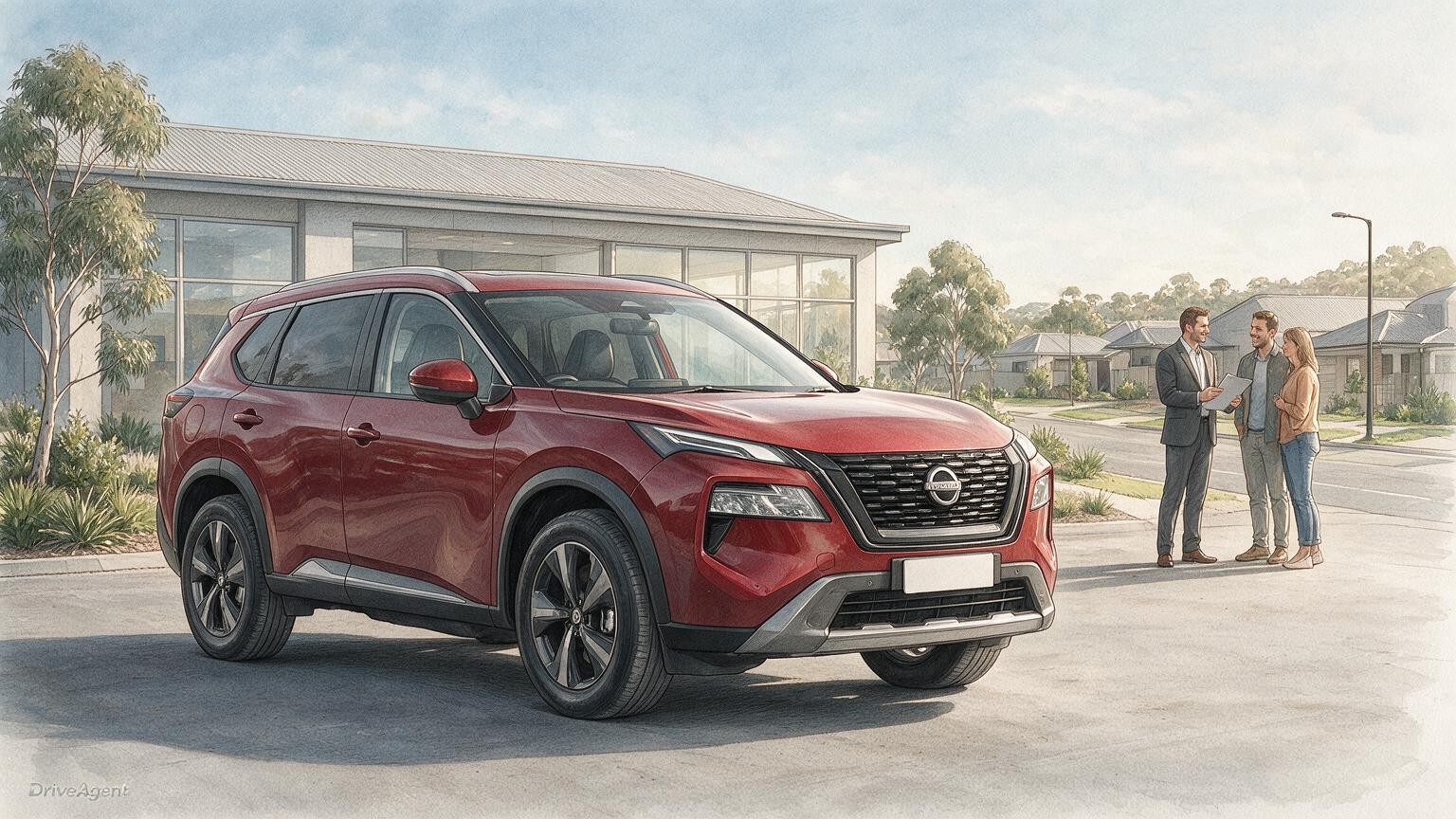 DriveAgent illustration of the Nissan X-Trail e-Power