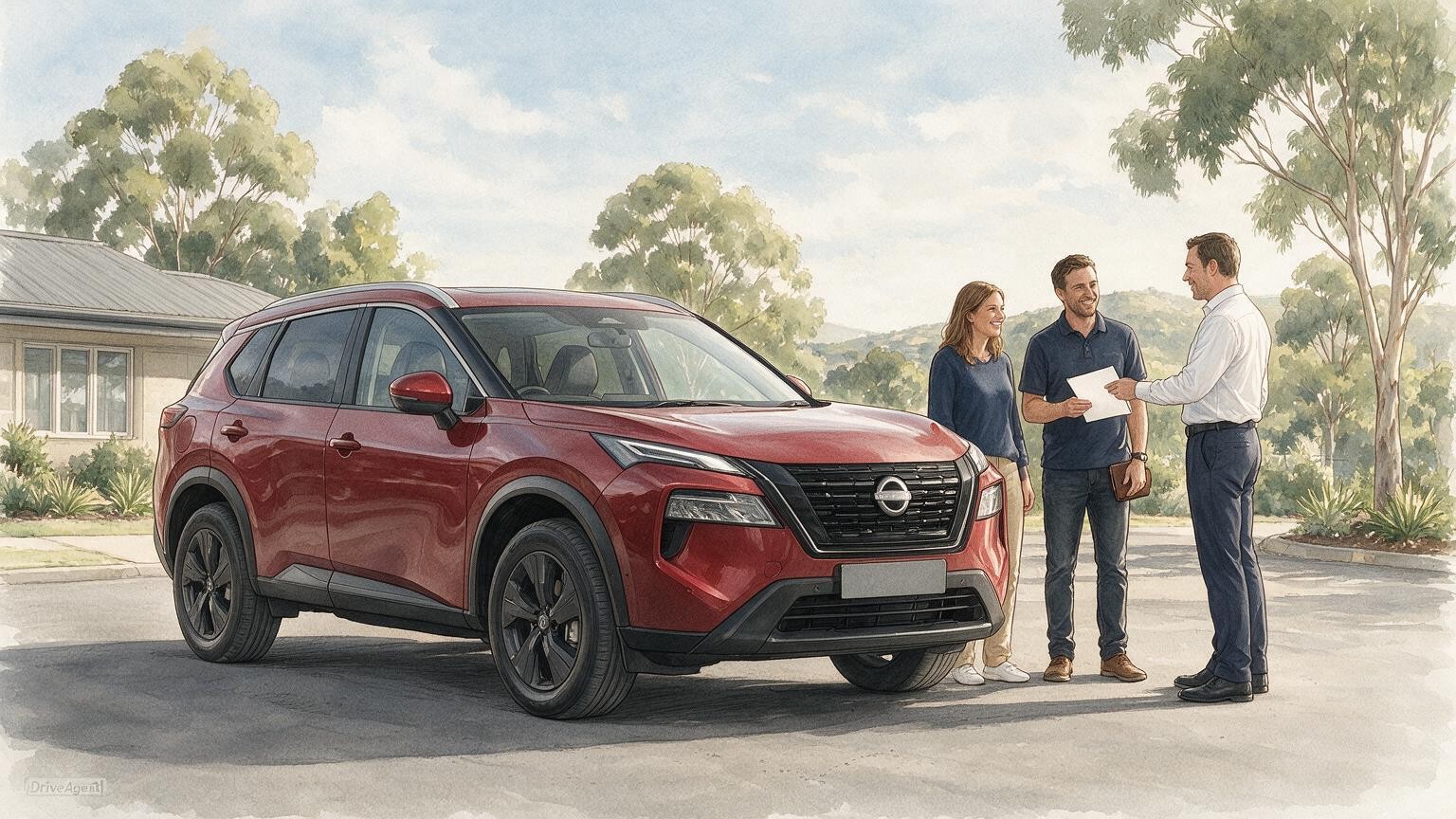 DriveAgent illustration of the Nissan X-Trail e-Power
