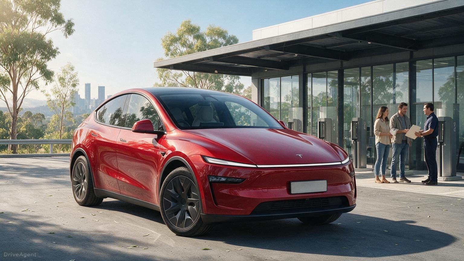 DriveAgent illustration of the Tesla Model Y