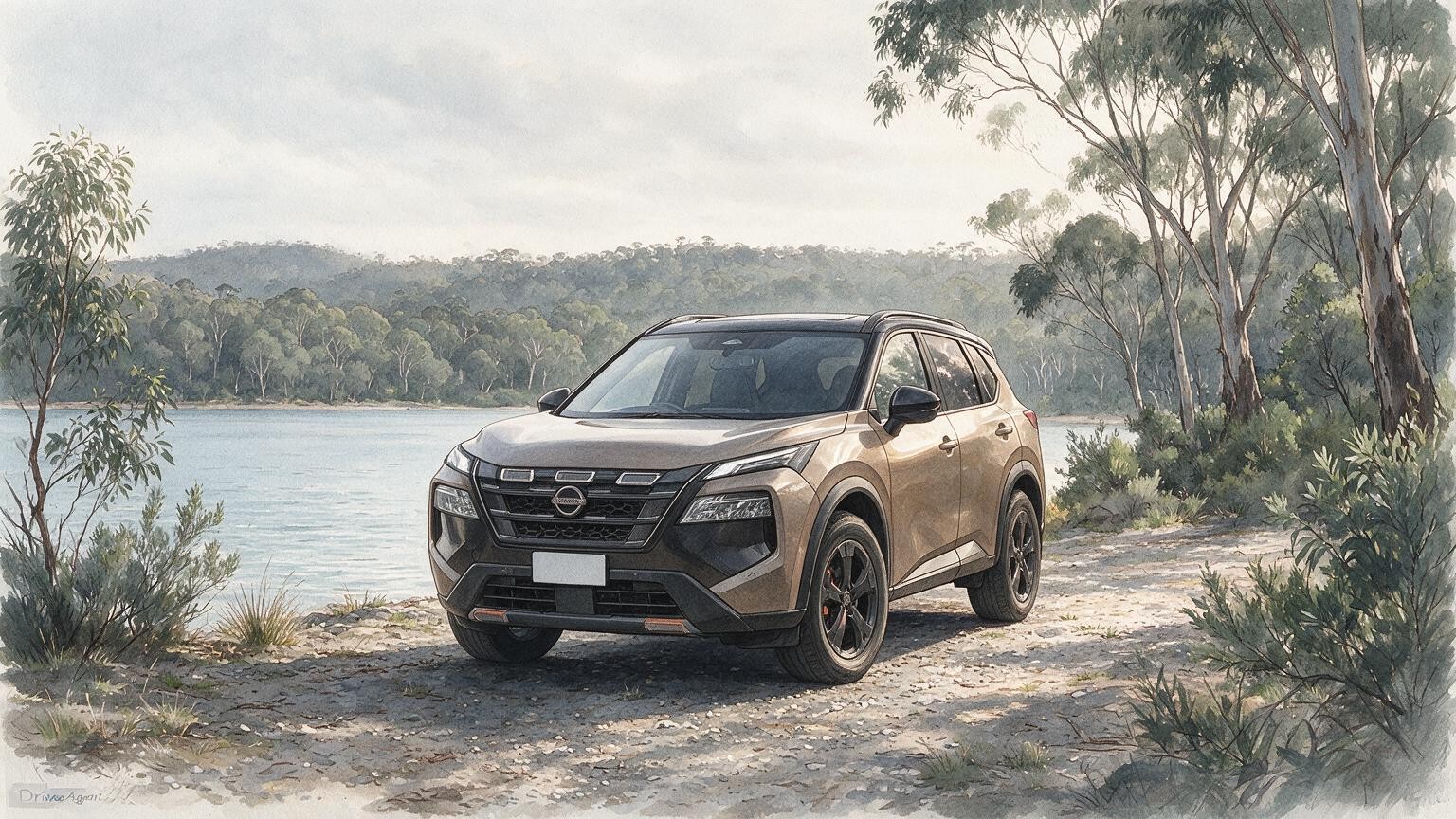 DriveAgent illustration of the Nissan X-Trail