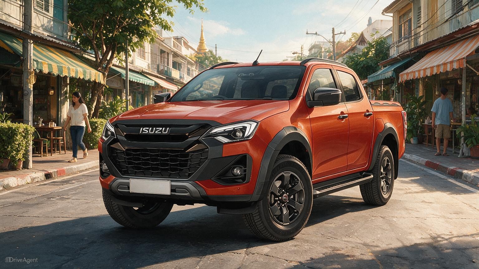 DriveAgent illustration of the Isuzu D-Max V-Cross