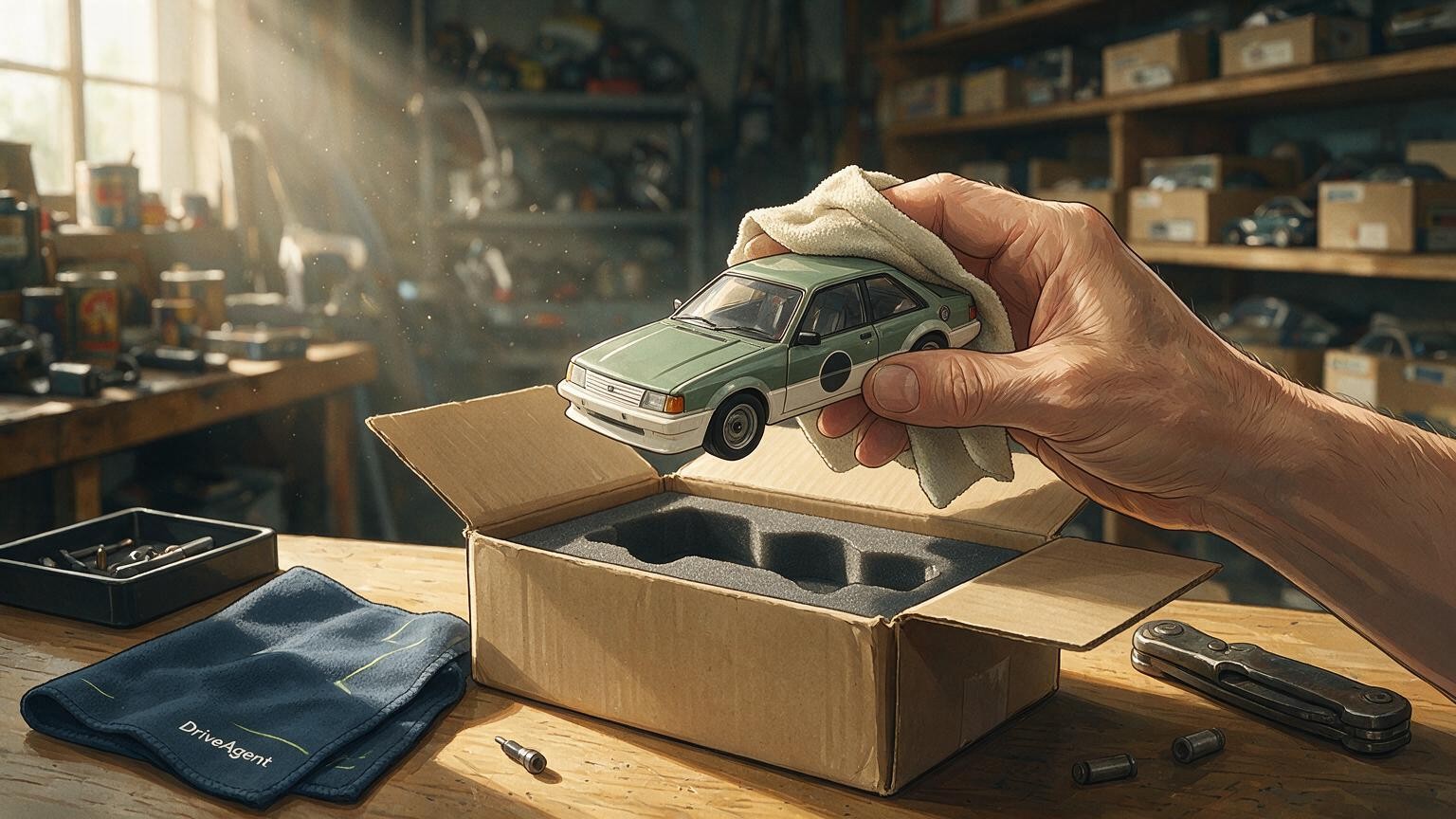 Concept illustration for: Aussie model car collections gaining value as nostalgia drives demand