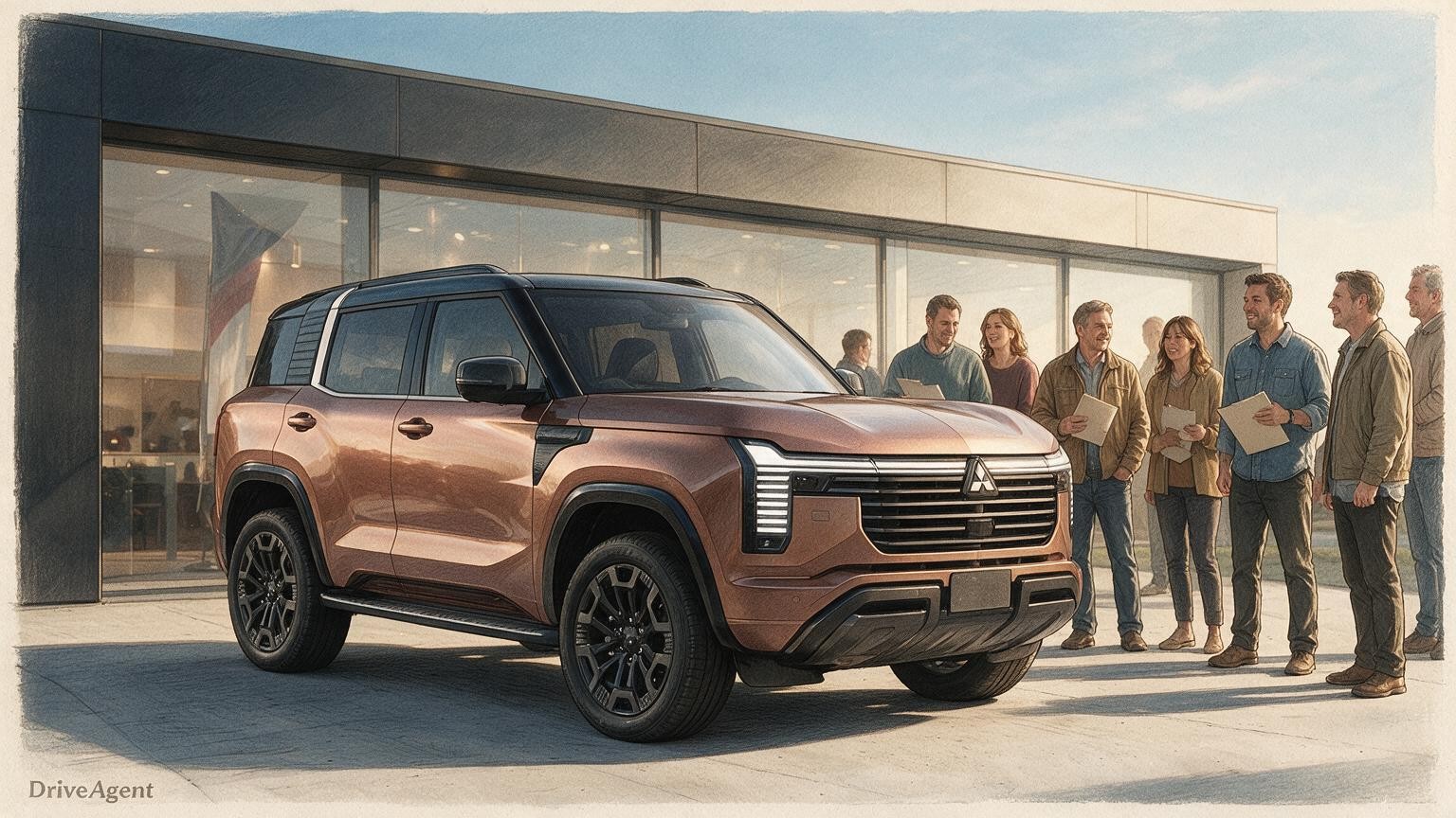 DriveAgent illustration of the Mitsubishi Pajero