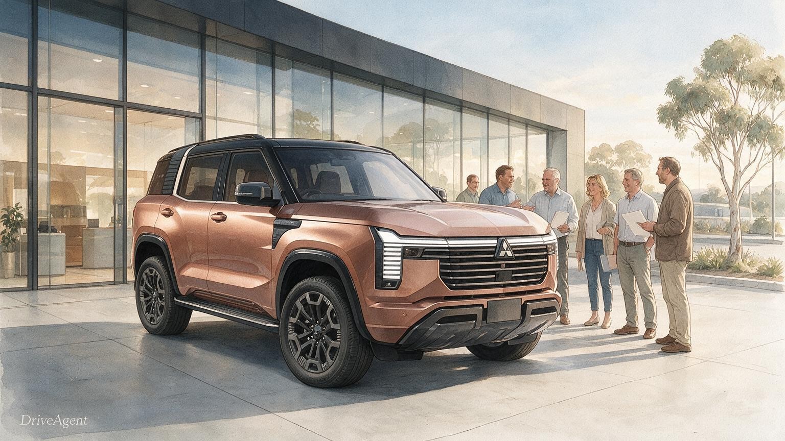 DriveAgent illustration of the Mitsubishi Pajero