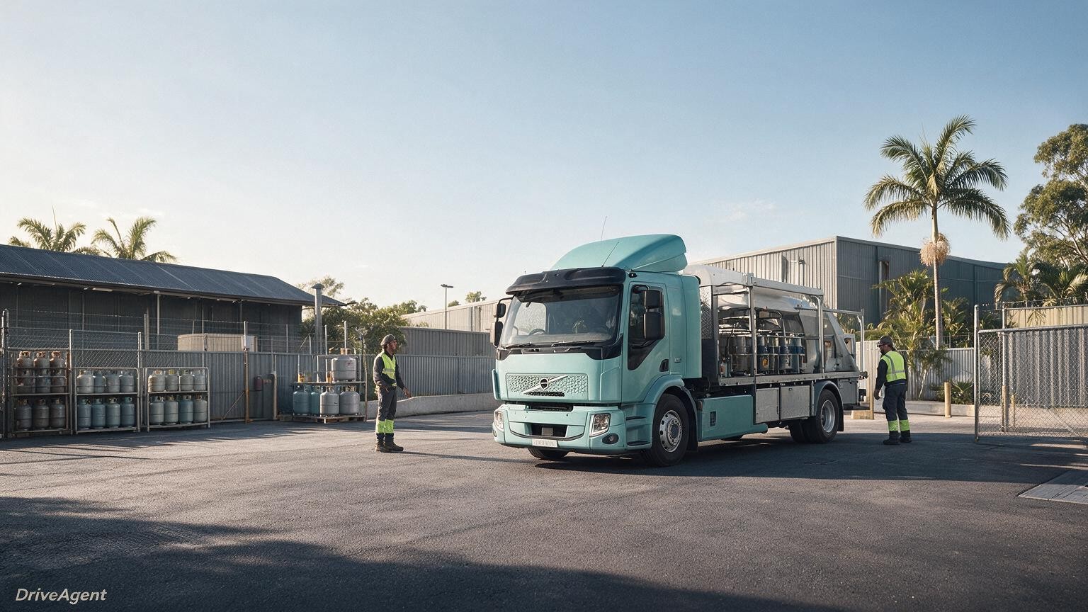 DriveAgent illustration of the Volvo FE Electric