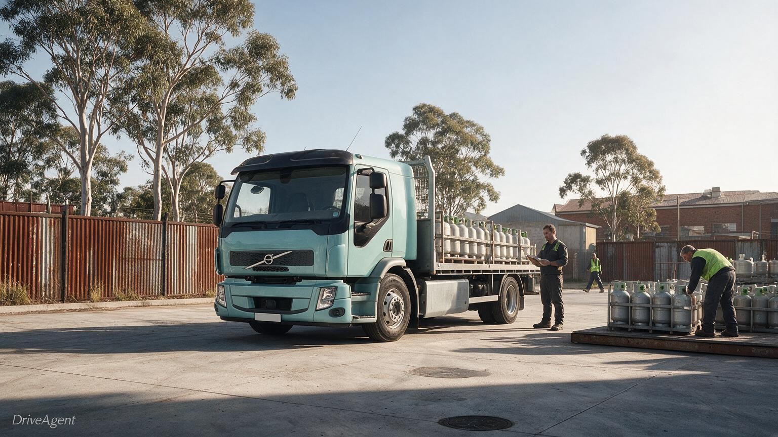 DriveAgent illustration of the Volvo FE Electric