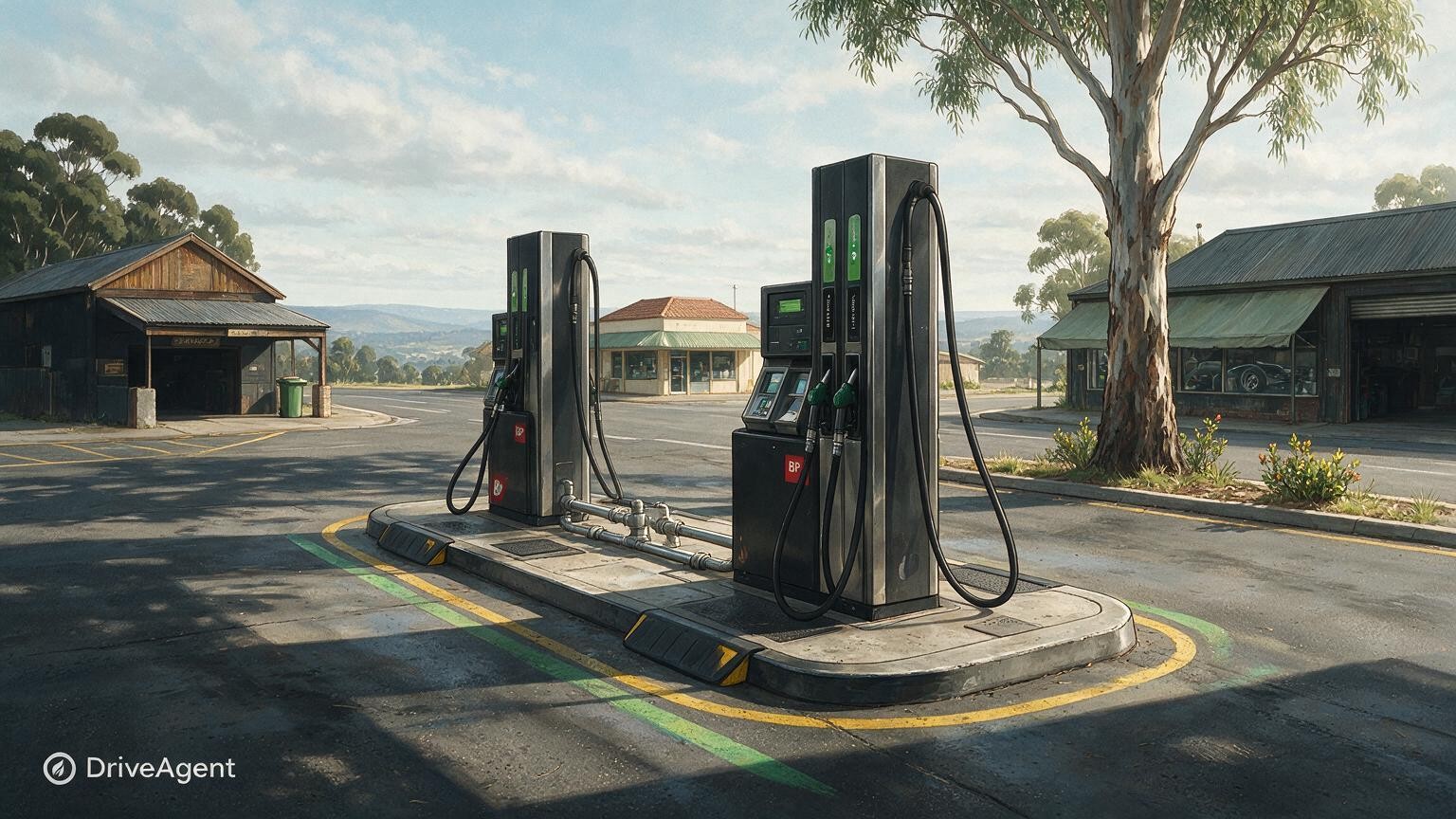 Concept illustration for: Australian fuel prices jump as Saudi pipeline outage deepens Middle East supply shock