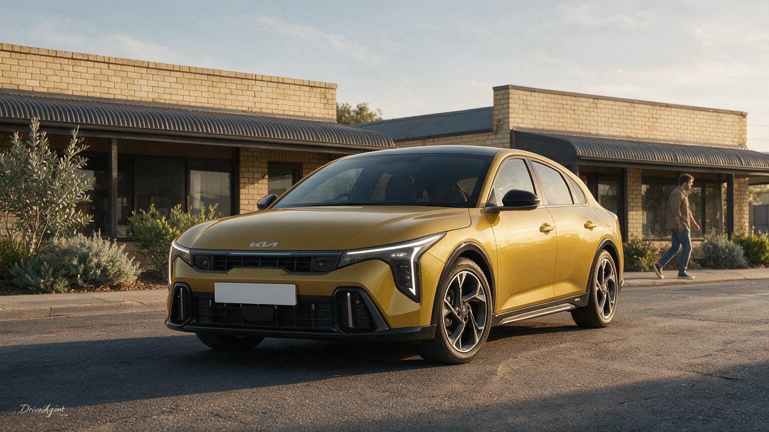 DriveAgent illustration of the Kia K4 GT-Line hatch