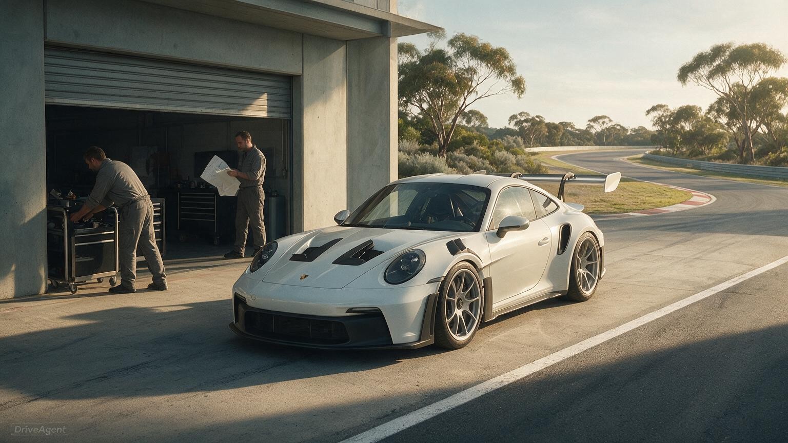 DriveAgent illustration of the Porsche 911