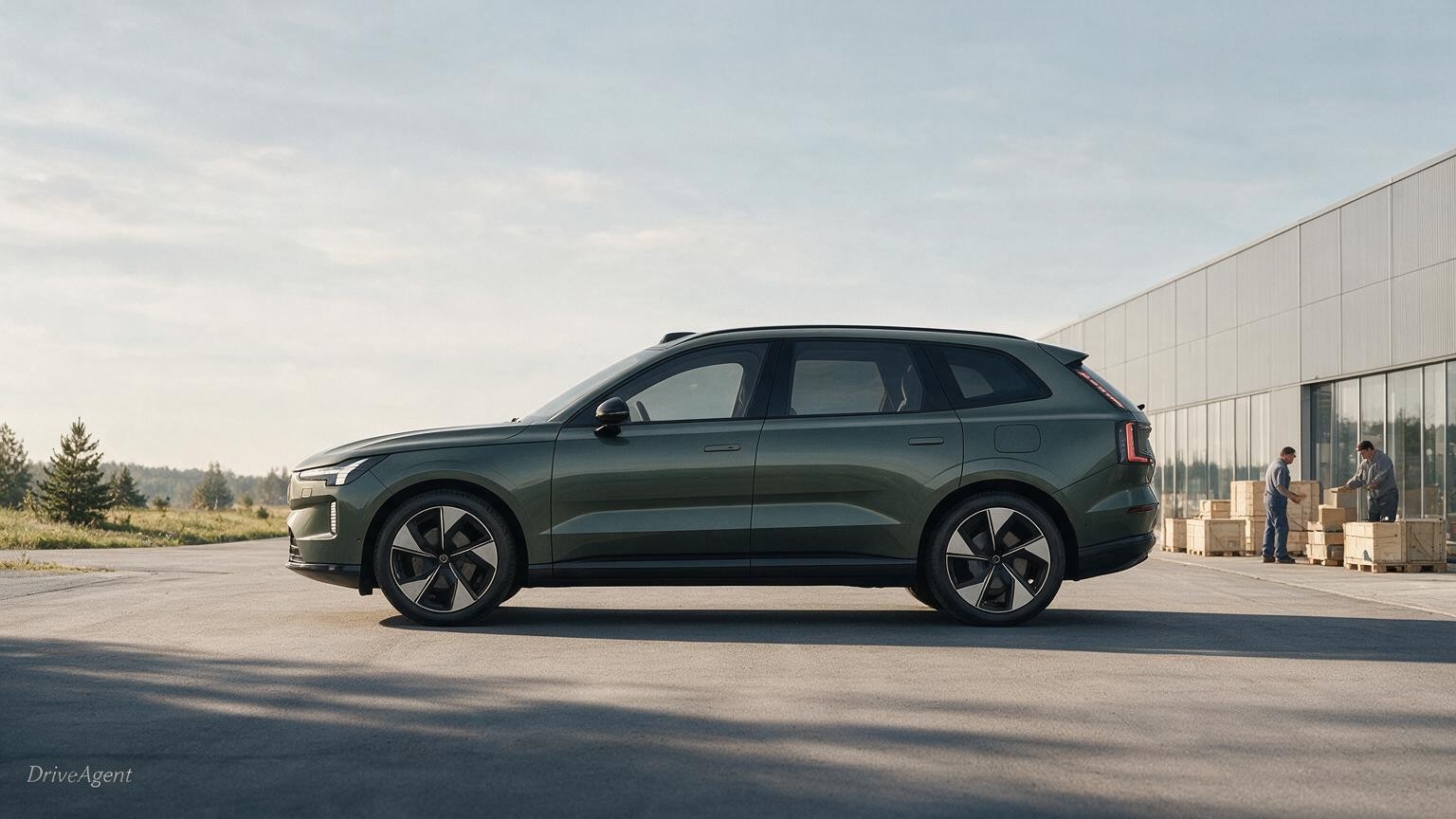 DriveAgent illustration of the Volvo EX60