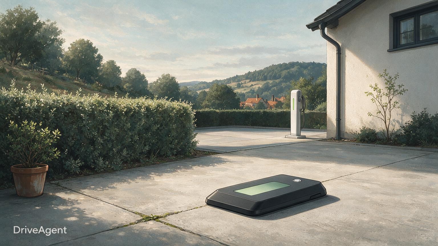 Concept illustration for: Porsche adds wireless charging to Cayenne Electric