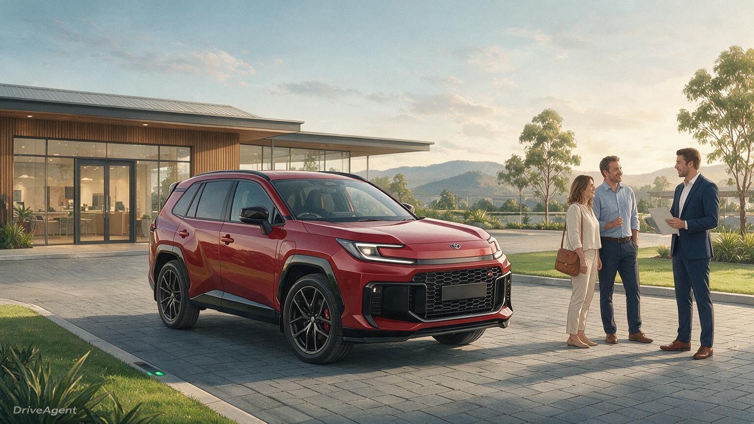 DriveAgent illustration of the Toyota RAV4 plug-in hybrid
