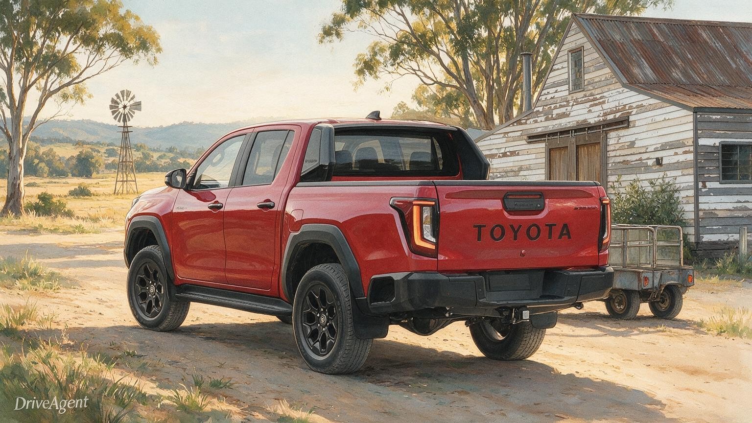DriveAgent illustration of the Toyota HiLux
